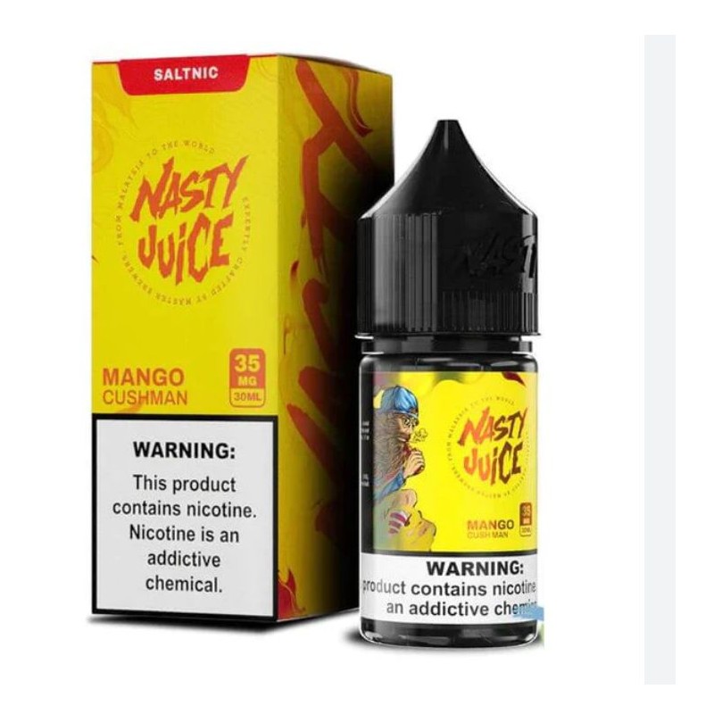 Cush Man Mango Ice Nasty Salt Nic 35mg