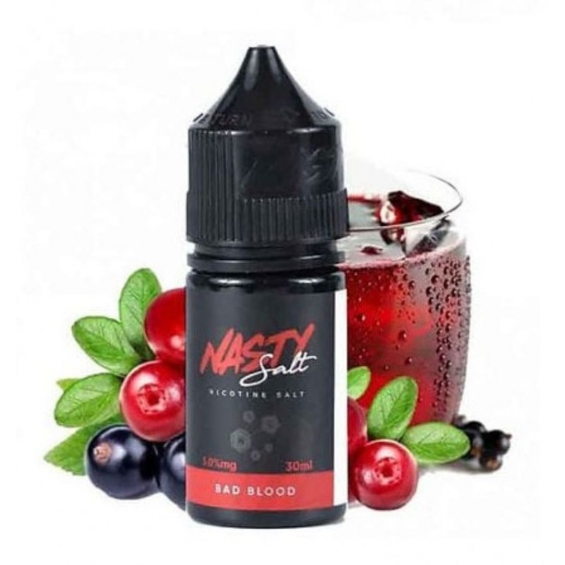 Blackcurrant Bad Blood Nasty Salt Nic 35mg