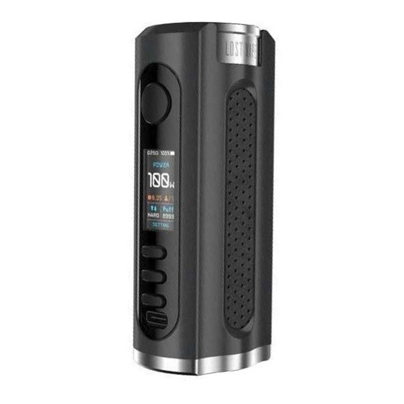 Grus Gunmetal Grain Leather 100w Lost Vape