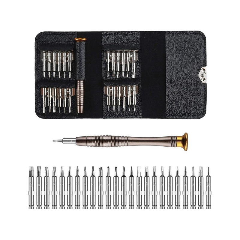 Mini destornillador de precisión 25 en 1 Kit