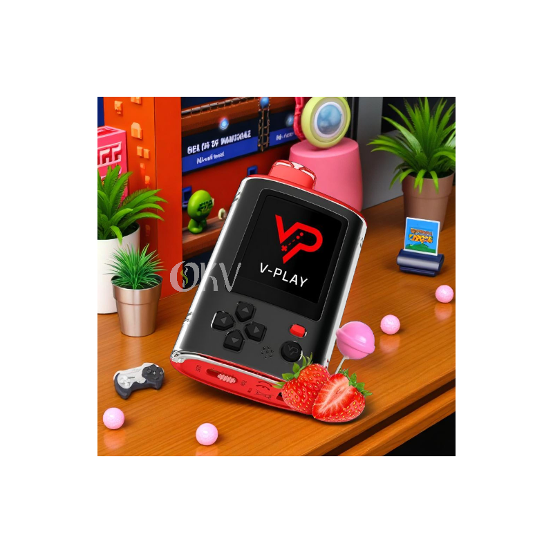 VPLAY Retro Games Strawberry Blow Pop 20000 puff