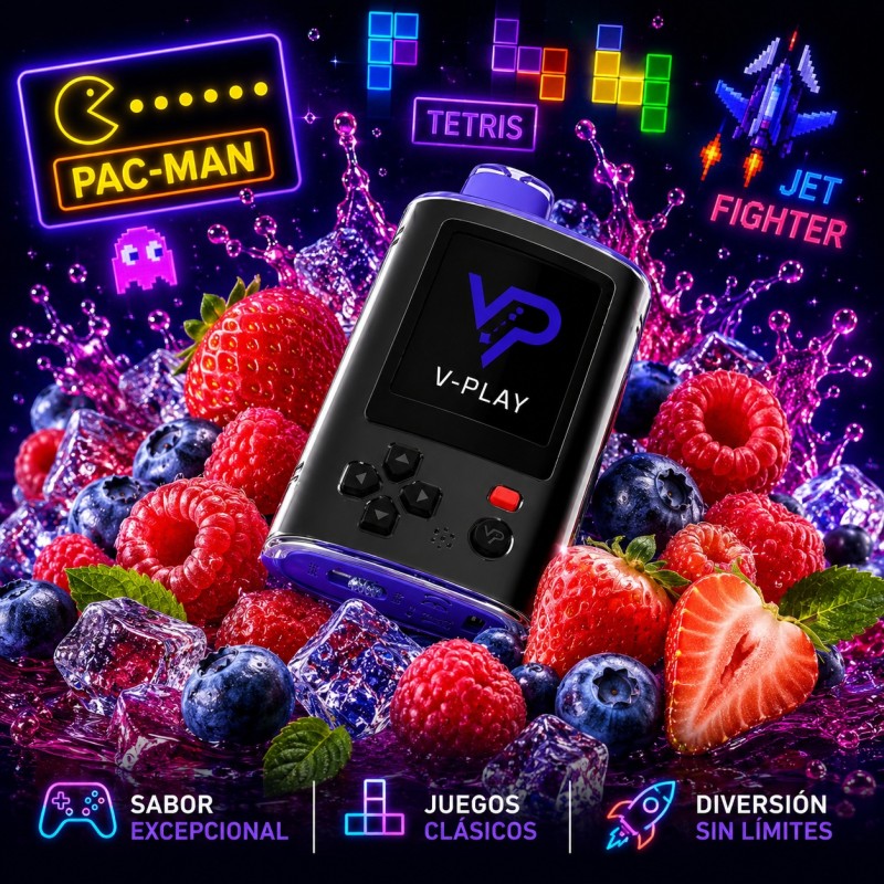 VPLAY Retro Games Merry Berry 20.000 puff